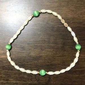 Fresh water pearl ankle bracelet